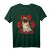 Tibetischer Spaniel Valentinstag Hund Love Paw T-Shirt – Lustiges Geschenk für Hundeliebhaber und Tierfreunde
