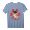 Tibetischer Spaniel Valentinstag Hund Love Paw T-Shirt – Lustiges Geschenk für Hundeliebhaber und Tierfreunde