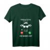 Damen Kuh T-Shirt mit V-Ausschnitt - Landwirt Geschenk für Bauern, Tierliebhaber & Traktorfans mit Spruch 'Meine Kühe rufen an'