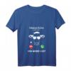 Damen Kuh T-Shirt mit V-Ausschnitt - Landwirt Geschenk für Bauern, Tierliebhaber & Traktorfans mit Spruch 'Meine Kühe rufen an'