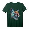 Fuchs Schmetterling Kunst Motiv Tier T-Shirt - Perfekt für Tierliebhaber und Naturfreunde