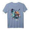 Fuchs Schmetterling Kunst Motiv Tier T-Shirt - Perfekt für Tierliebhaber und Naturfreunde