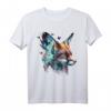 Fuchs Schmetterling Kunst Motiv Tier T-Shirt - Perfekt für Tierliebhaber und Naturfreunde