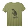 Falke Raubvogel Motiv T-Shirt - Tier- und Vogeldesign, klassisch geschnitten, doppelt genähter Saum