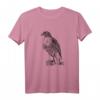 Falke Raubvogel Motiv T-Shirt - Tier- und Vogeldesign, klassisch geschnitten, doppelt genähter Saum