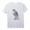 Falke Raubvogel Motiv T-Shirt - Tier- und Vogeldesign, klassisch geschnitten, doppelt genähter Saum
