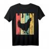 Vintage Retro Huhn Hahn T-Shirt – Perfektes Geschenk für Hühnerliebhaber, Landwirte und Bauernhof-Fans