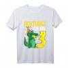 Kinder Krokodil 3. Geburtstag Alligator T-Shirt – Coole Geburtstagskleidung für Dreijährige mit Reptilienmotiv