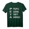 Lustiges PETA T-Shirt für Fleischliebhaber – Anti-Vegan Humor Geschenk für Tierfreunde und Familien