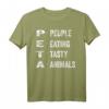 Lustiges PETA T-Shirt für Fleischliebhaber – Anti-Vegan Humor Geschenk für Tierfreunde und Familien