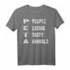 Lustiges PETA T-Shirt für Fleischliebhaber – Anti-Vegan Humor Geschenk für Tierfreunde und Familien