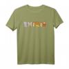 Kinder T-Shirt mit Vorname Emilia aus Tier-Buchstaben – Süßes Geschenk für Mädchen mit Tiermotiven