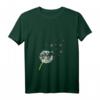 Damen Exotisches Flamingo T-Shirt mit Pusteblume - Rosa Vogel Motiv für Sommer, Zoo & Tropen