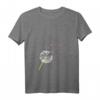 Damen Exotisches Flamingo T-Shirt mit Pusteblume - Rosa Vogel Motiv für Sommer, Zoo & Tropen