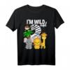 I'm Wild and 2 - Safari Tier Geburtstag T-Shirt für 2-Jährige Kinder, Zoo- und Dschungel-Motto, Geschenkidee für Jungen und Mädchen
