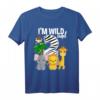I'm Wild and 2 - Safari Tier Geburtstag T-Shirt für 2-Jährige Kinder, Zoo- und Dschungel-Motto, Geschenkidee für Jungen und Mädchen