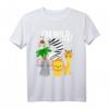 I'm Wild and 2 - Safari Tier Geburtstag T-Shirt für 2-Jährige Kinder, Zoo- und Dschungel-Motto, Geschenkidee für Jungen und Mädchen