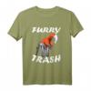 Furry Trash Roter Fuchs Mülltonne Comic Style Anime Tier T-Shirt – Perfektes Geschenk für Furry, Anime & Comic Fans
