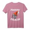 Furry Trash Roter Fuchs Mülltonne Comic Style Anime Tier T-Shirt – Perfektes Geschenk für Furry, Anime & Comic Fans