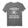 Fleischer Metzger Hackfleisch kneten wie Tiere streicheln T-Shirt – Lustiges Berufedesign für Fleischliebhaber, Köche und Grillfans