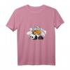 Süßes Damen T-Shirt mit Panda, Waschbär, Hase & Hamster Pyramide - Schlafende Tiere Design, perfektes Geschenk für Tierliebhaber