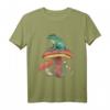 Frosch Pilz Tiermotiv T-Shirt für Frauen und Männer - Perfektes Geschenk für Tier- und Waldliebhaber