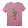 Frosch Pilz Tiermotiv T-Shirt für Frauen und Männer - Perfektes Geschenk für Tier- und Waldliebhaber