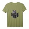 Cat Lovers British Shorthair In Pocket Funny Kitten T-Shirt - Perfect Gift for Pet Enthusiasts & Cat Lovers