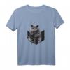 Cat Lovers British Shorthair In Pocket Funny Kitten T-Shirt - Perfect Gift for Pet Enthusiasts & Cat Lovers