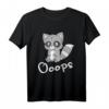 Lustiges Waschbär Tier Tollpatsch T-Shirt – Süßes Geschenk für Kinder, Damen und Herren