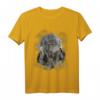 T-Shirt mit drei heulenden Wölfen und Vollmond - Kreatives Wolf Tiermotiv, ideales Geschenk für Wolf Liebhaber