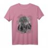 T-Shirt mit drei heulenden Wölfen und Vollmond - Kreatives Wolf Tiermotiv, ideales Geschenk für Wolf Liebhaber