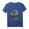 T-Shirt mit drei heulenden Wölfen und Vollmond - Kreatives Wolf Tiermotiv, ideales Geschenk für Wolf Liebhaber