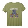Tiere Meditieren Fledermäuse & Elefant sind be different T-Shirt – Lustiges, individuelles Design für Yoga, Meditation und besondere Geschenke