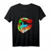 Chameleon Polygon Bunte Farben Tier T-Shirt für Alltag, Kinder und Erwachsene - Klassisch geschnitten mit Tiermotiv