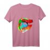 Chameleon Polygon Bunte Farben Tier T-Shirt für Alltag, Kinder und Erwachsene - Klassisch geschnitten mit Tiermotiv