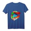 Chameleon Polygon Bunte Farben Tier T-Shirt für Alltag, Kinder und Erwachsene - Klassisch geschnitten mit Tiermotiv