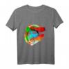 Chameleon Polygon Bunte Farben Tier T-Shirt für Alltag, Kinder und Erwachsene - Klassisch geschnitten mit Tiermotiv