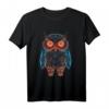 Eule Kunst - Tier Kunstwerk Vogel Eule T-Shirt für Tierliebhaber und Freunde, Perfekt als Geschenk