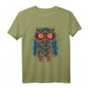 Eule Kunst - Tier Kunstwerk Vogel Eule T-Shirt für Tierliebhaber und Freunde, Perfekt als Geschenk