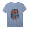 Eule Kunst - Tier Kunstwerk Vogel Eule T-Shirt für Tierliebhaber und Freunde, Perfekt als Geschenk