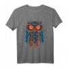 Eule Kunst - Tier Kunstwerk Vogel Eule T-Shirt für Tierliebhaber und Freunde, Perfekt als Geschenk