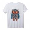 Eule Kunst - Tier Kunstwerk Vogel Eule T-Shirt für Tierliebhaber und Freunde, Perfekt als Geschenk