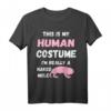 Lustiges Nacktmull Ratte Tier T-Shirt - Humoriges Geschenk für Tierfreunde, Halloween & Tierforschung