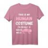 Lustiges Nacktmull Ratte Tier T-Shirt - Humoriges Geschenk für Tierfreunde, Halloween & Tierforschung