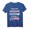 Lustiges Nacktmull Ratte Tier T-Shirt - Humoriges Geschenk für Tierfreunde, Halloween & Tierforschung