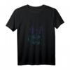 Damen Wolf Regenbogen T-Shirt mit wild lebendem Tier - Ausdrucksstarkes Natur- und Kunstdesign für Outdoor, Abenteuer & Wildnis-Liebhaber