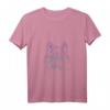 Damen Wolf Regenbogen T-Shirt mit wild lebendem Tier - Ausdrucksstarkes Natur- und Kunstdesign für Outdoor, Abenteuer & Wildnis-Liebhaber