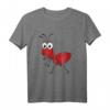 Lustiges rote Ameise Tier Geschenk T-Shirt für Mann, Frau & Kinder – Perfekt für Weihnachten, Geburtstag & als humorvolles Tiermotiv-Shirt