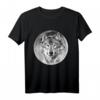 Wolf Motiv Vollmond T-Shirt mit Wölfen und Rudel - Raubtier-Design für Tier- und Naturliebhaber